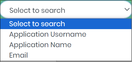 Select to Search Drop-Down